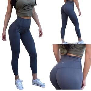 TYC 'TIL YOU COLLAPSE' Effortless Classic Leggings in Steel Gray  SZ L